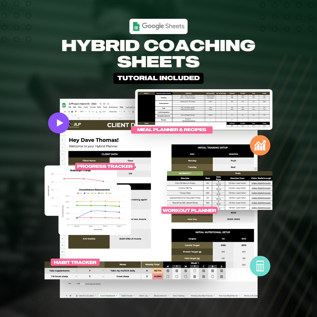 Hybrid Coaching Sheets