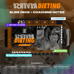 Slide Deck - Reverse Dieting