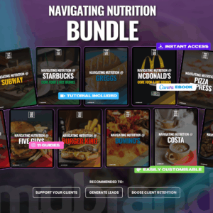 Navigating Nutrition Restaurant Guide Bundle